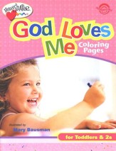 God Loves Me Coloring Pages (ages 0-2)