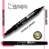 Zebrite Double End Marker, Pink