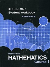 Prentice Hall Mathematics Grade 6 (Course 1) Student Workbook