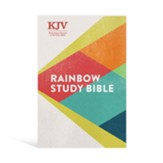 KJV Rainbow Study Bible, hardcover