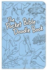 The Pocket Bible Doodle Book, Blue  - Slightly Imperfect
