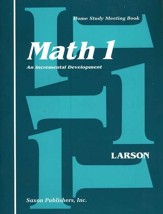 Saxon Math 1, Meeting Book