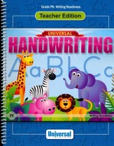 Universal Handwriting: Writing Readiness, Teacher Edition (Grade Pre-K)