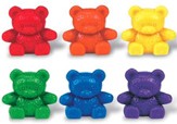 Baby Bear Counters, 6 colors, Set  of 102