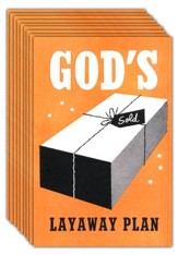 God's Layaway Plan (KJV), Pack of 25 Tracts