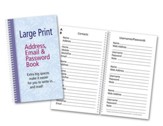 Large Print Password Book
