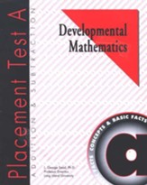 Developmental Math, Placement Test Package A-E