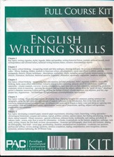 English 3: Writing Skills--Full  Course Kit