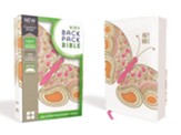 NIrV Backpack Bible--flexcover, pink butterfly