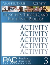 Principles, Theories & Precepts of Biology, Chapter 3 Activities