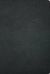RVR 1960 Biblia Deluxe negro, piel genuina (Deluxe Bible, Black Genuine Leather)