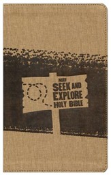 NIrV Seek and Explore Holy  Bible--soft leather-look, chocolate
