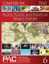 People, Places, and Events of World History Chapter Six