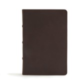 CSB Pastor's Bible, Brown Genuine Leather  - Slightly Imperfect