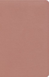 CSB Personal-Size Bible--soft  leather-look, rose gold