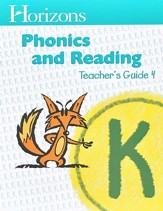 Horizons Phonics & Reading, Grade K, Teacher's Guide 4