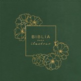 Rvr 1960 Biblia Para Ilustrar, Verde  Simil Piel, Imitation Leather
