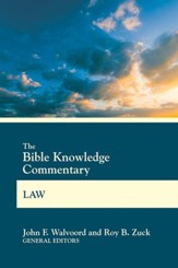 Bible Knowledge Commentary Law
