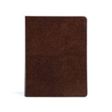CSB Verse-by-Verse Pastor's Bible--bonded leather brown