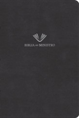 RVR 1960 Biblia del ministro,  edicion ampliada, negro piel fabricada (Minister's Bible, Amplified Edition, Black)