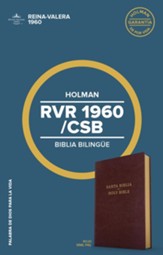 RVR 1960/CSB Biblia bilingüe, borgoña imitación  piel (CSB/RVR 1960 Bilingual Bible, Burgundy Imitation  Leather)