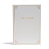 CSB Family Bible, White LeatherTouch