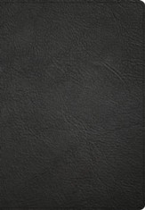 CSB Super Giant Print Reference  Bible, Black Genuine Leather, Indexed
