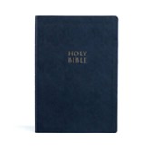 CSB Super Giant Print Reference  Bible, Navy LeatherTouch