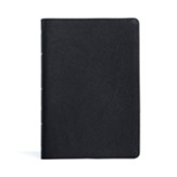 KJV Large Print Thinline Bible, Black Genuine Leather, Indexed