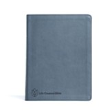 CSB Life Counsel Bible, Slate Blue Soft Imitation Leather