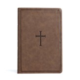 CSB Giant Print Reference Bible,  Brown Soft Imitation Leather