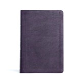 CSB Giant Print Reference Bible,  Plum Soft Imitation Leather