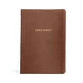 KJV Large Print Thinline Bible, Value Edition, Brown Soft Imitation Leather
