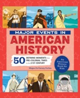 Major Events in American History (Hardcover): 50 Defining Moments from Pre-Colonial Times to the 21st Century