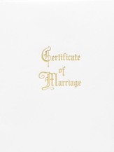 Traditional Steel-Engraved Marriage Certificate (Package of 3)