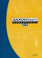 Saxon Math 5/4 Student Text, 3rd Edition