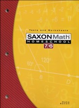 Saxon Math 7/6, 4th Edition, Tests and Work Sheets