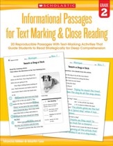 Informational Passages for Text Marking & Close Reading: Grade 2