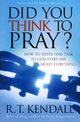 Did You Think to Pray?