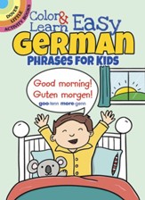 Color & Learn Easy German Phrases for Kids