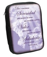 Oracion de Serenidad, Forro de Biblia, Purpura, Grande  (Serenity Prayer Bible Cover, Purple, Spanish, Large)