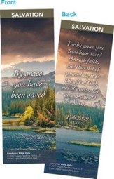 By Grace You Have Been Saved Bookmarks, Pack of 25