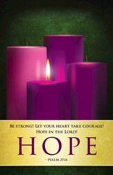 Hope Advent Sunday 1 Bulletins, Pack of 50