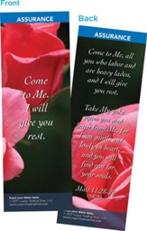 Come to Me, I Will Give You Rest Bookmarks, Pack of 25