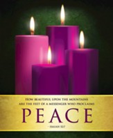 Peace Advent Sunday 4 Large Bulletins, Pack of 50