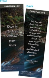 Trust in the Lord with All Your Heart Bookmarks, Pack of 25