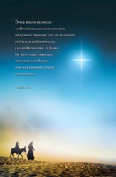 Faithful Advent (Luke 2:4-5, CEB) Bulletins, 50