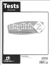 BJU Press English Grade 2 Tests (3rd Edition)