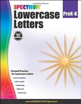 Spectrum Lowercase Letters, Grades  PreK-K