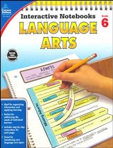Interactive Notebooks Language Arts, Grade 6